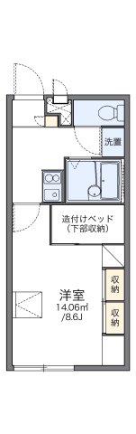 レオパレス新宮(1K/2階)の間取り写真
