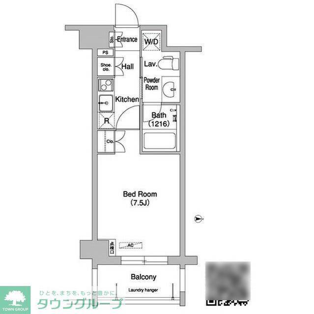 コンフォリア下北沢(1K/3階)の間取り写真