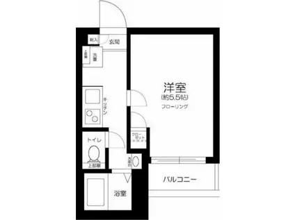CASA DOLCE HIGASHI NAKANO(1K/2階)の間取り写真