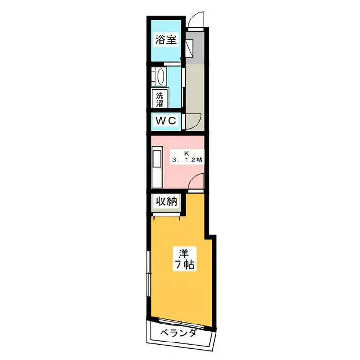 第三ドリームハイツ 2階階 間取り