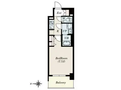 S-RESIDENCE堀田BEAUTEなんでも乗ります(1K/9階)の間取り写真