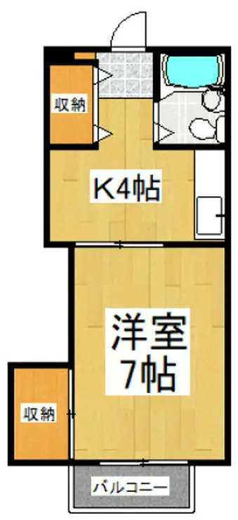 テルハイム 1階階 間取り