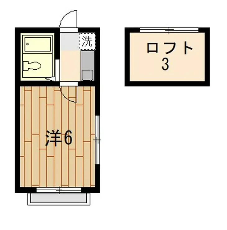 プラスコート白幡 2階階 間取り