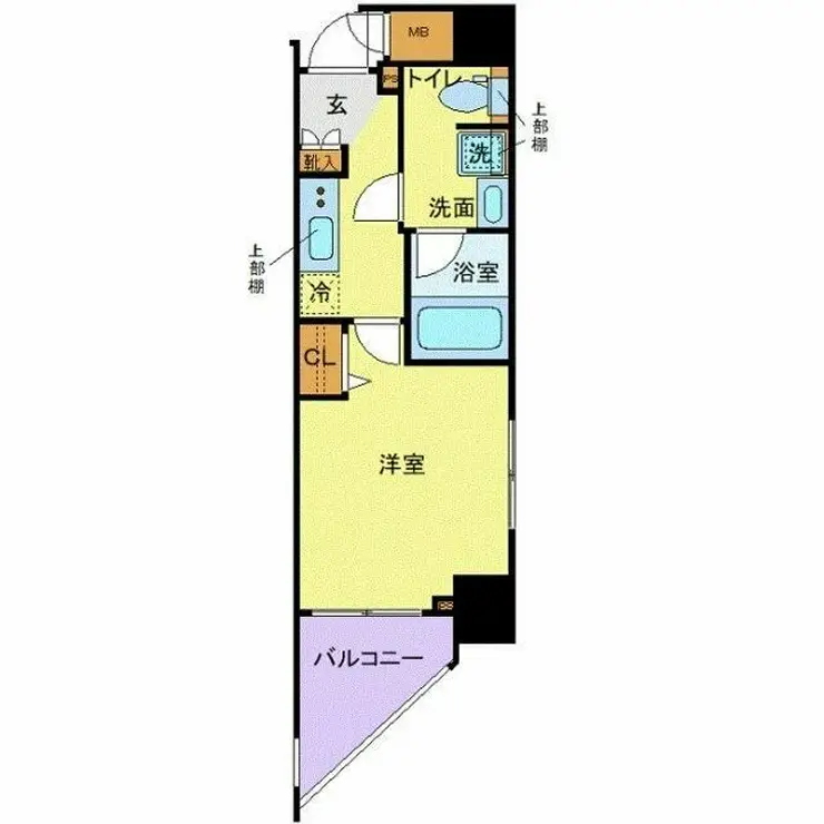 ジェノヴィア浜松町グリーンヴェール 6階階 間取り