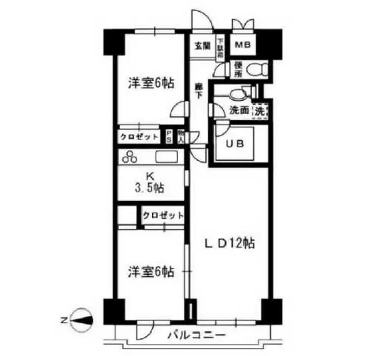 レジディア目白 9階階 間取り