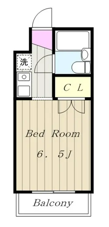 キャッスルマンション東林間 3階階 間取り