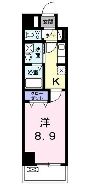 リヴィエールプラス 4階階 間取り