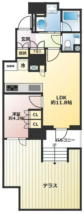グランスイート広尾 1階階 間取り