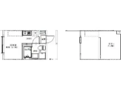 BASE金町(ワンルーム/1階)の間取り写真