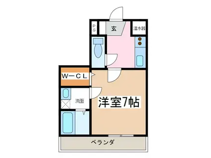 EL GRANDE(1K/3階)の間取り写真