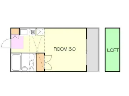 D-CASA横浜羽沢(ワンルーム/2階)の間取り写真