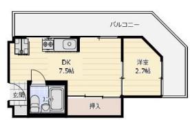 ペシュ七番館(1LDK/5階)の間取り写真