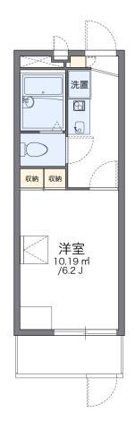 レオパレスマロード(1K/1階)の間取り写真