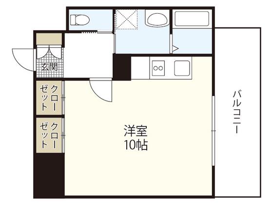 NOMAZEN BLD(ワンルーム/6階)の間取り写真