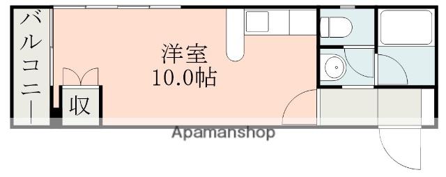 STビル(ワンルーム/7階)の間取り写真