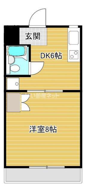 セントラルOGASA(1DK/1階)の間取り写真