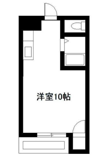 田中第2ビル(ワンルーム/2階)の間取り写真
