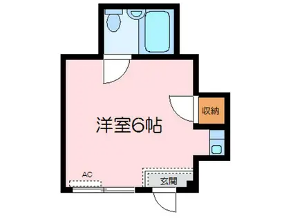 ひまわりマンションVII(ワンルーム/3階)の間取り写真