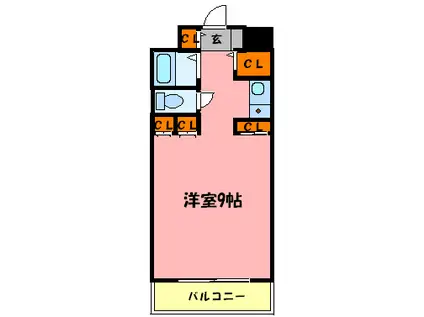 ダイニチコントラクション(1K/8階)の間取り写真