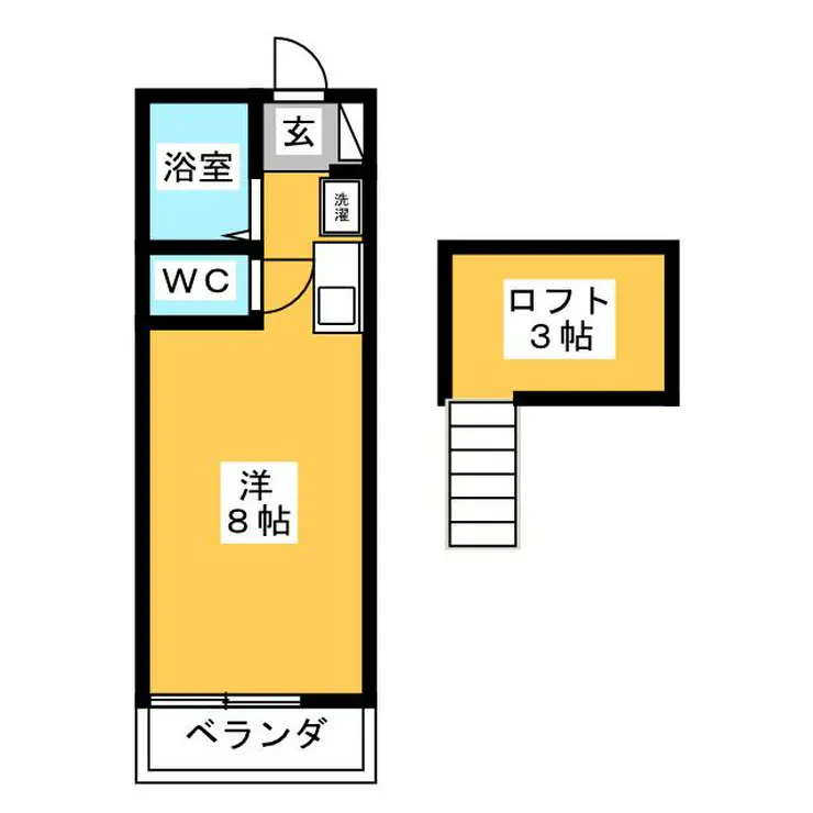 ブライトI 2階階 間取り