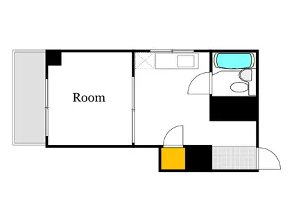 LAFORT 並木(1DK/4階)の間取り写真