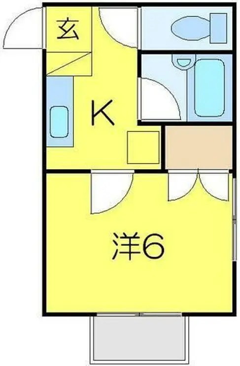 メゾンプレガ 1階階 間取り