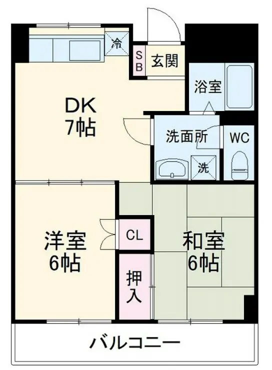 ハイツエスポワール 2階階 間取り