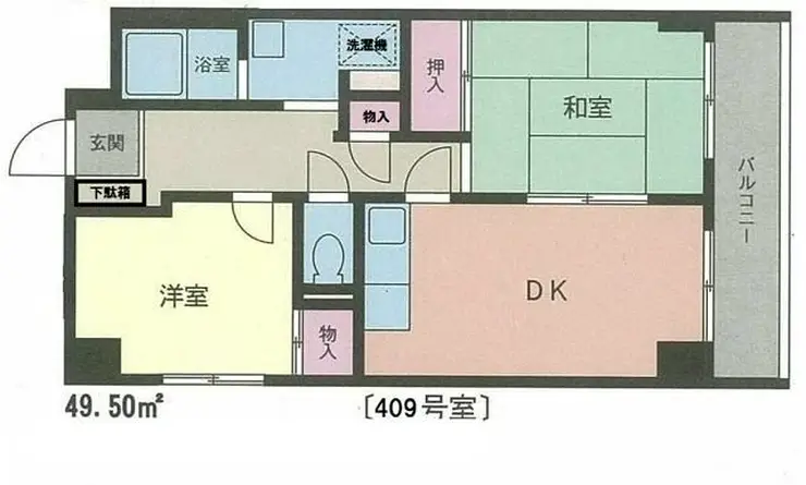 サンヴェール保土ケ谷 3階階 間取り