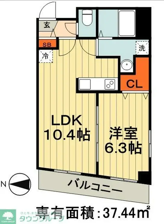 プランドール千葉 2階階 間取り