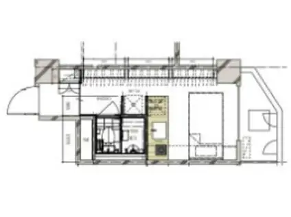 TRUST VALUE 不動前(ワンルーム/8階)の間取り写真