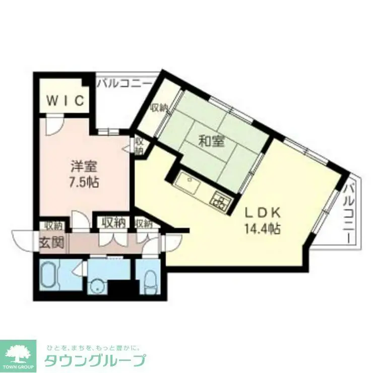 イリップス船堀 8階階 間取り