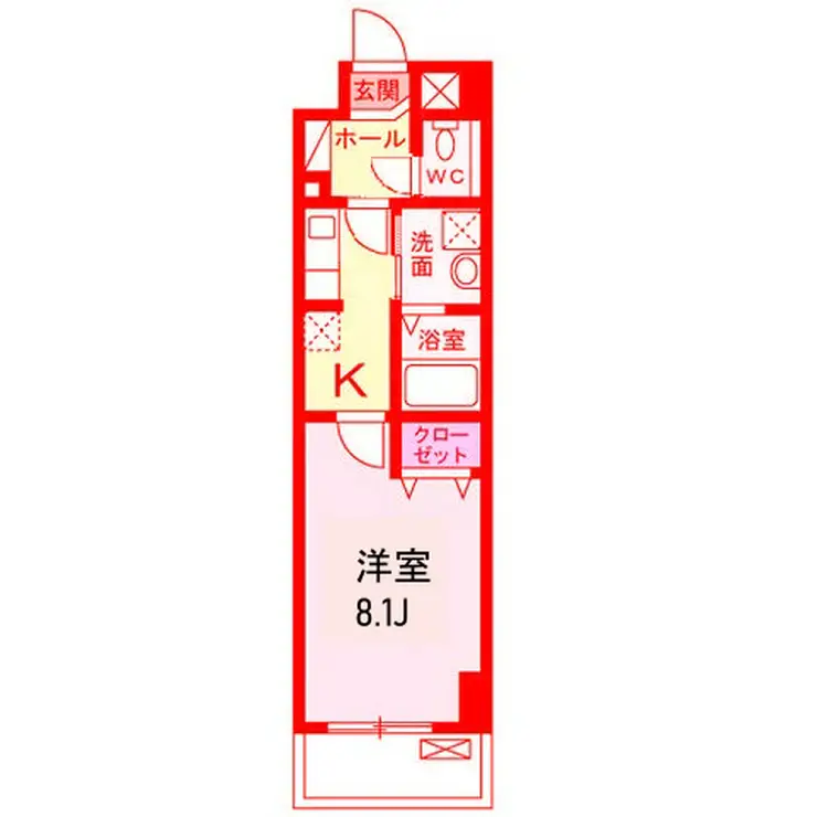 リヴィエールプラス 4階階 間取り