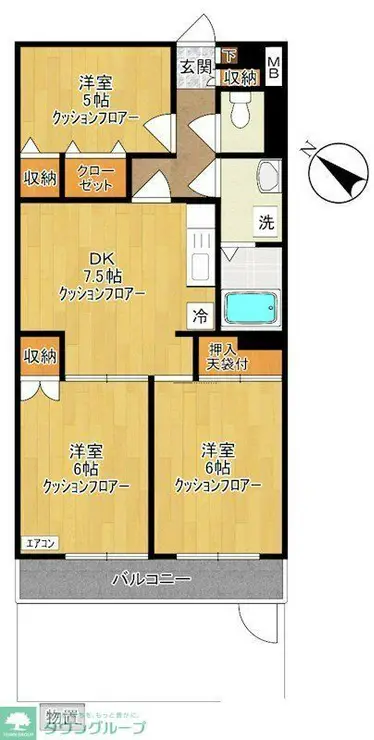 ベルウッド 1階階 間取り