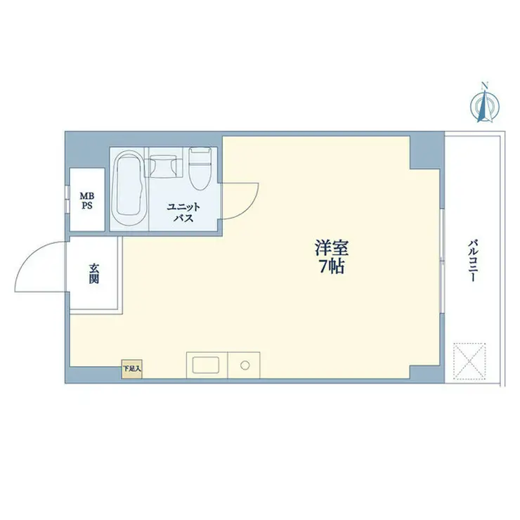 白樺ハイツ 1階階 間取り