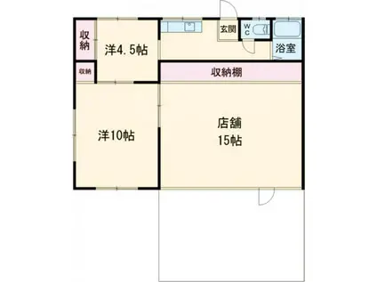 レンフィス平林(3K/1階)の間取り写真