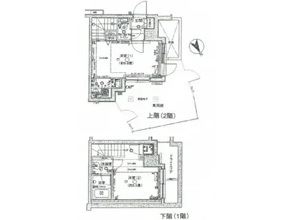 パレステュディオ小石川後楽園(2K/1階)の間取り写真