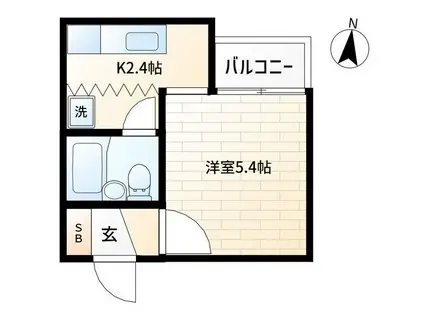 ベストL表参道(1K/3階)の間取り写真