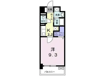 フォルトゥーナ・タワラヤ(1K/4階)の間取り写真