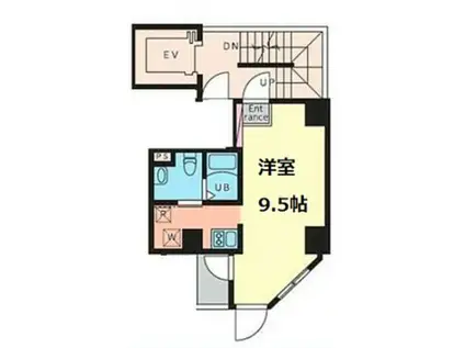 BLOOM TOWER UENO(ワンルーム/6階)の間取り写真