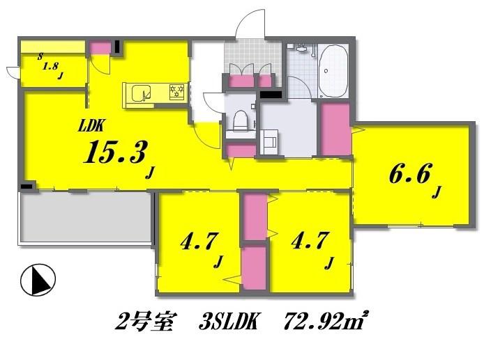 CENT LIVIEセントリビエ(3SLDK/3階)の間取り写真