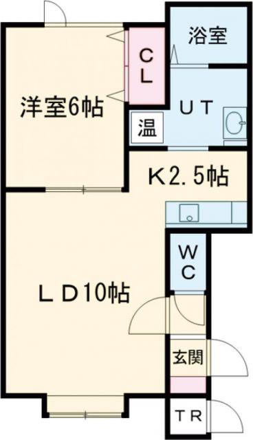 FT-I(1LDK/1階)の間取り写真