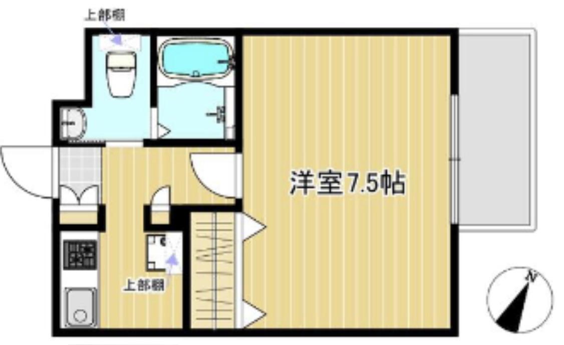 フェニックス中野新橋パインアイル(1K/2階)の間取り写真