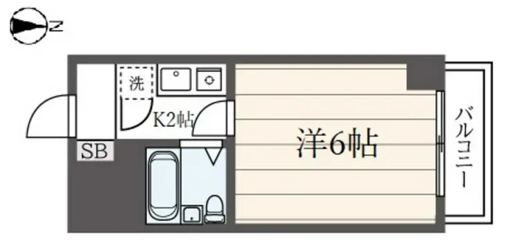 クリオ阪東橋壱番館 2階階 間取り