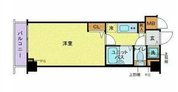 トーシンフェニックス日本橋兜町参番館 4階階 間取り