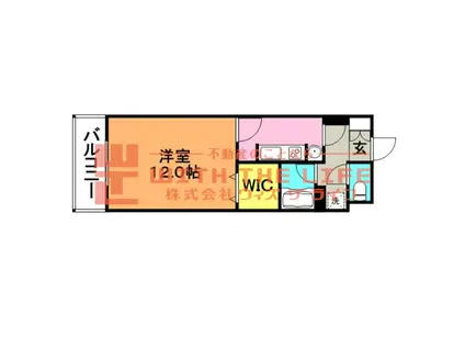 エトランゼ12(1DK/1階)の間取り写真