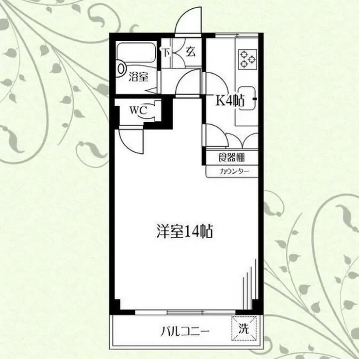 クラウディII 1階階 間取り