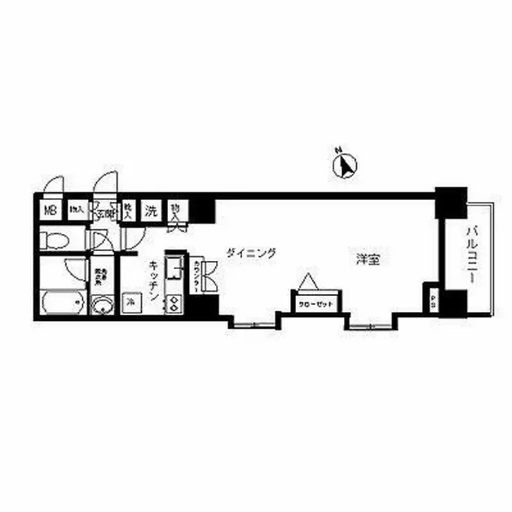 トーシンフェニックス芝アストラーレ 8階階 間取り