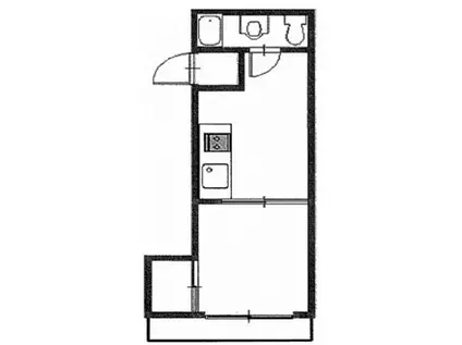 TBSビル(1K/5階)の間取り写真