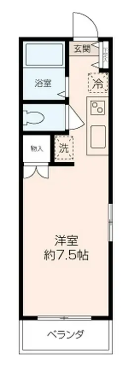 エスペランサ湘南 A 2階階 間取り