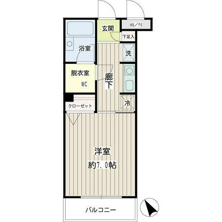 アイビー菅沢 3階階 間取り